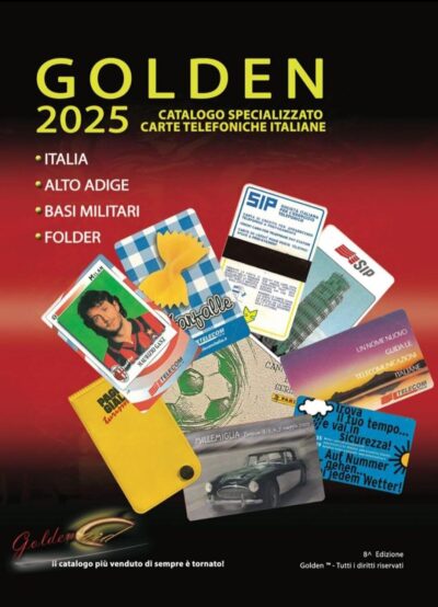 Golden 2025 - Catalogo schede telefoniche italiane / folder